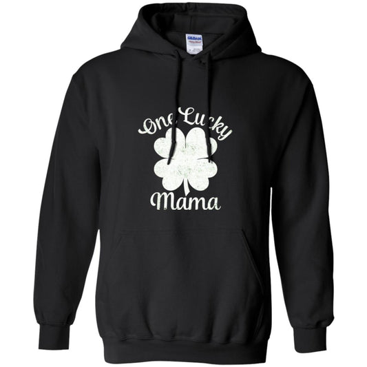 One Lucky Shamrock Mama St. Patrick's Day T-shirt Black