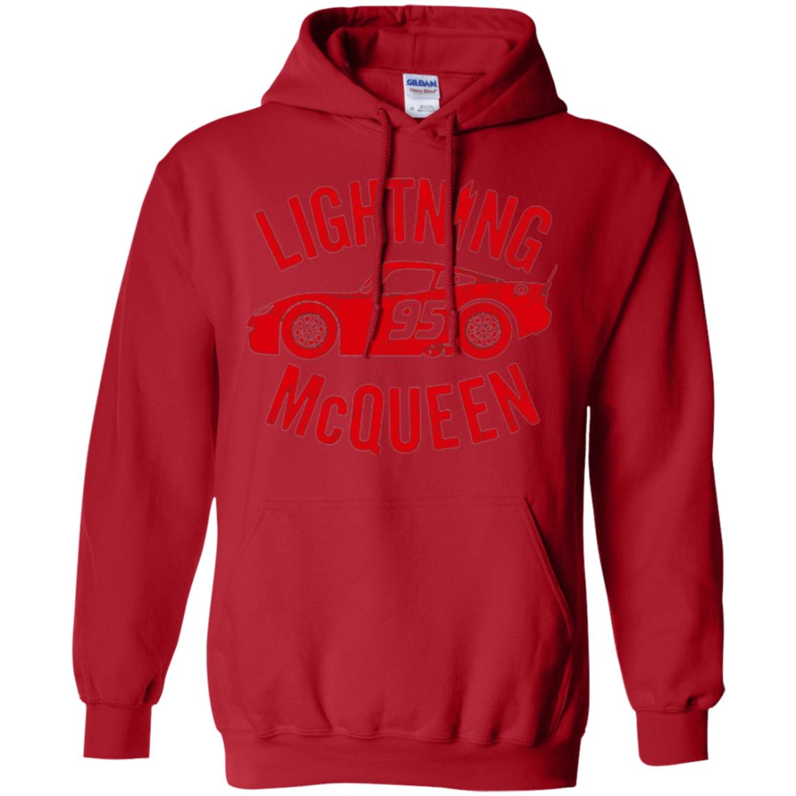 Pixar Cars Lightning 95 Mcqueen Vintage Graphic T-shirt Red