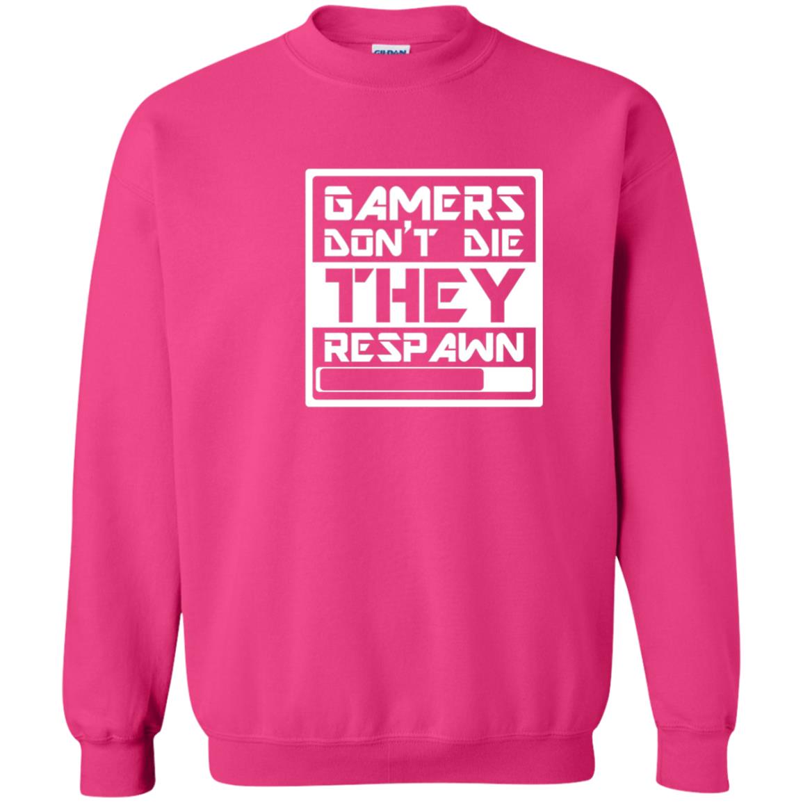 Video Gamer Shirt Don_t Die They Respawn Heliconia