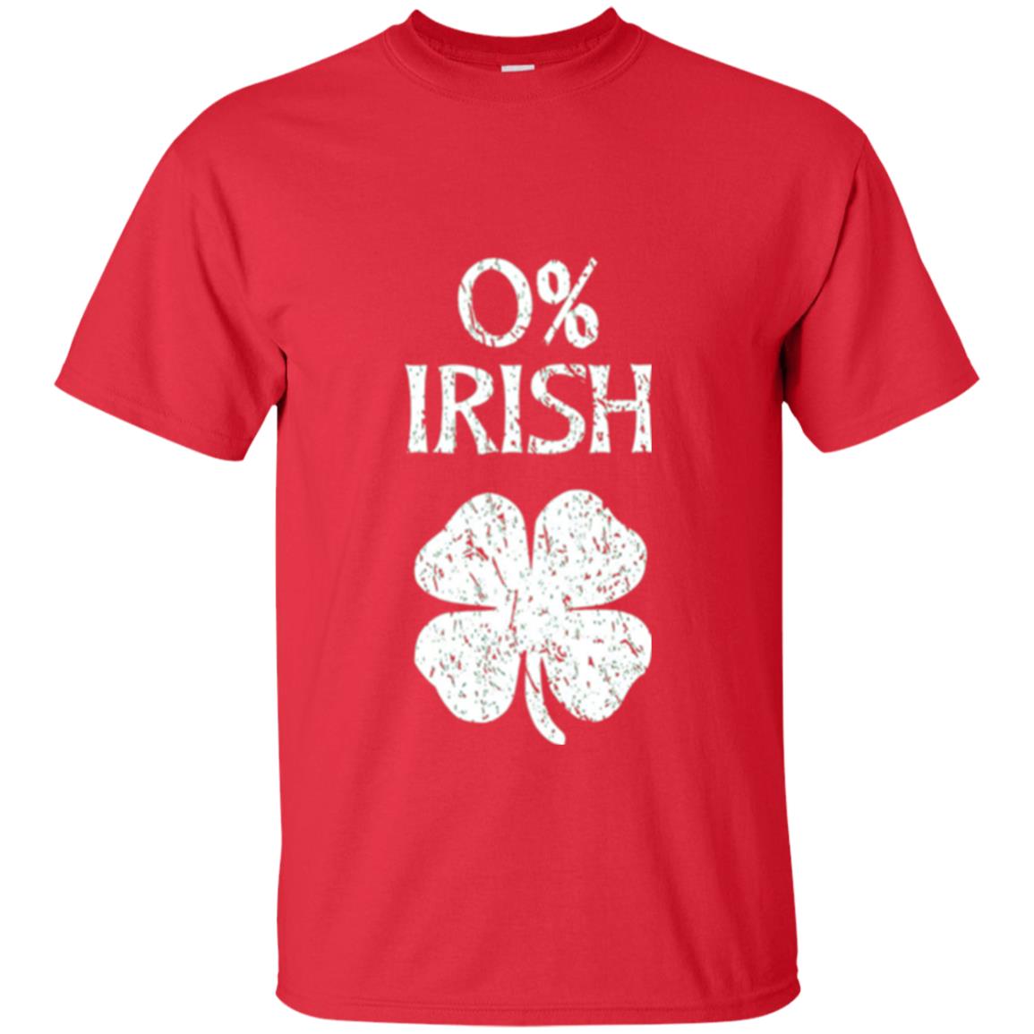 St. Patrick Day T-shirt Shamrocks 0_ Irish Vintage Red