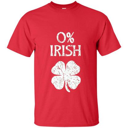 St. Patrick Day T-shirt Shamrocks 0_ Irish Vintage Red