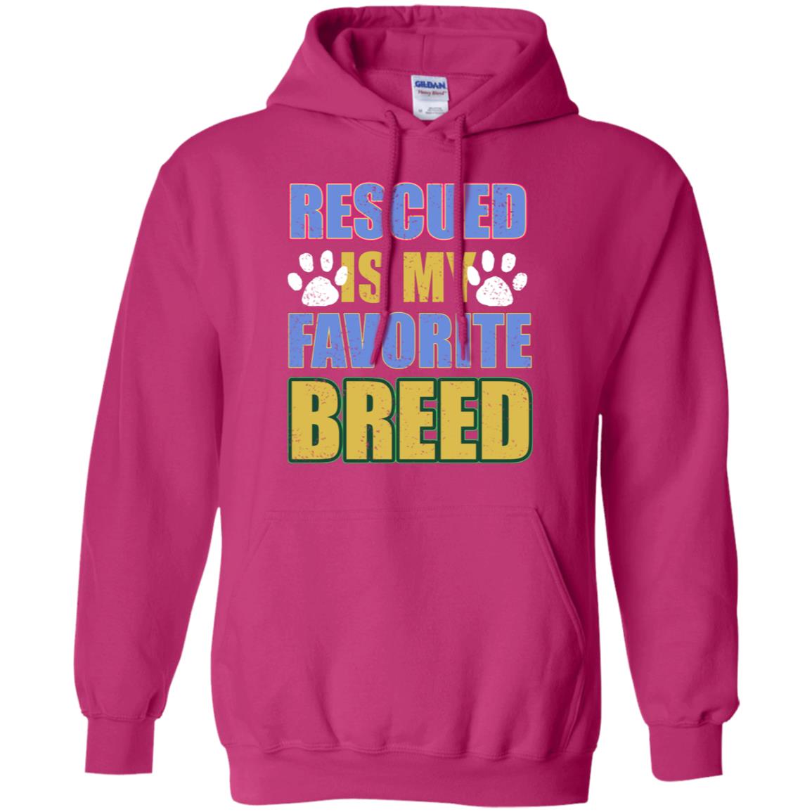 Rescued Is My Favorite Breed Shirt Heliconia