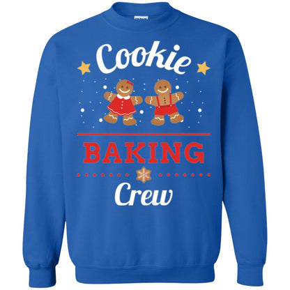 Christmas T-shirt Gingerbread Cookie Baking Crew Royal
