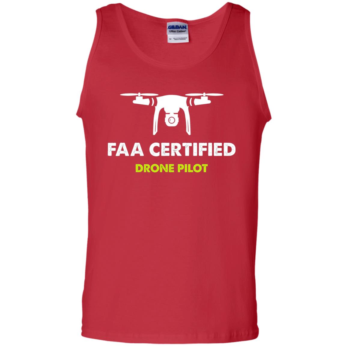 Faa Certified Drone Pilot T-shirt Red
