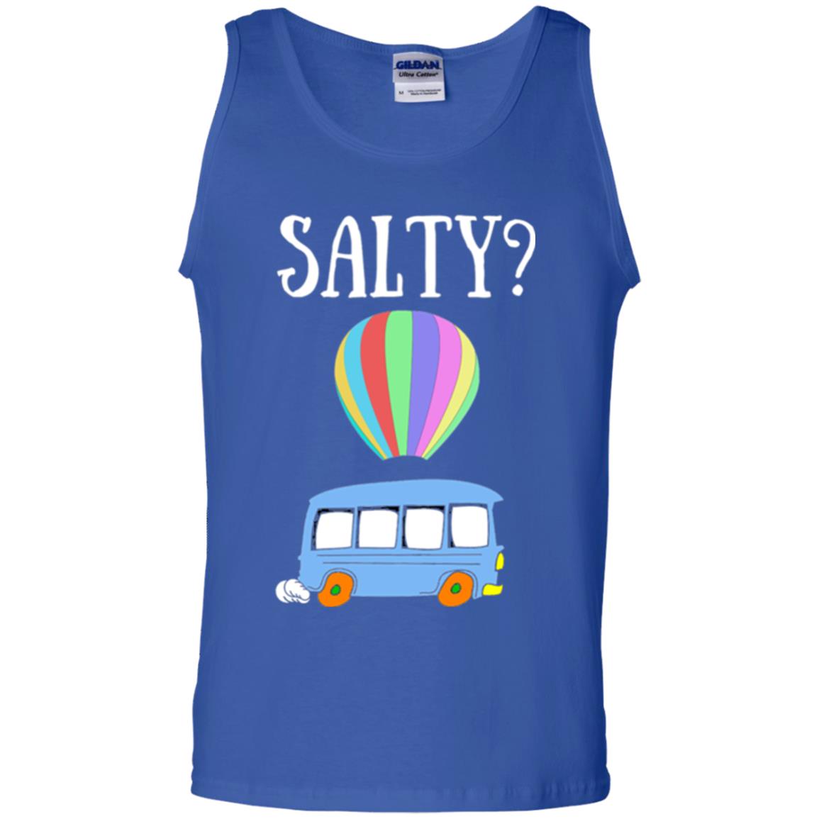Salty Humorous Parody T-shirt Royal