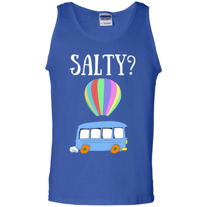 Salty Humorous Parody T-shirt Royal