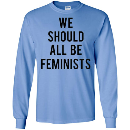 Human_s Right T-shirt We Should All Be Feminists Carolina Blue