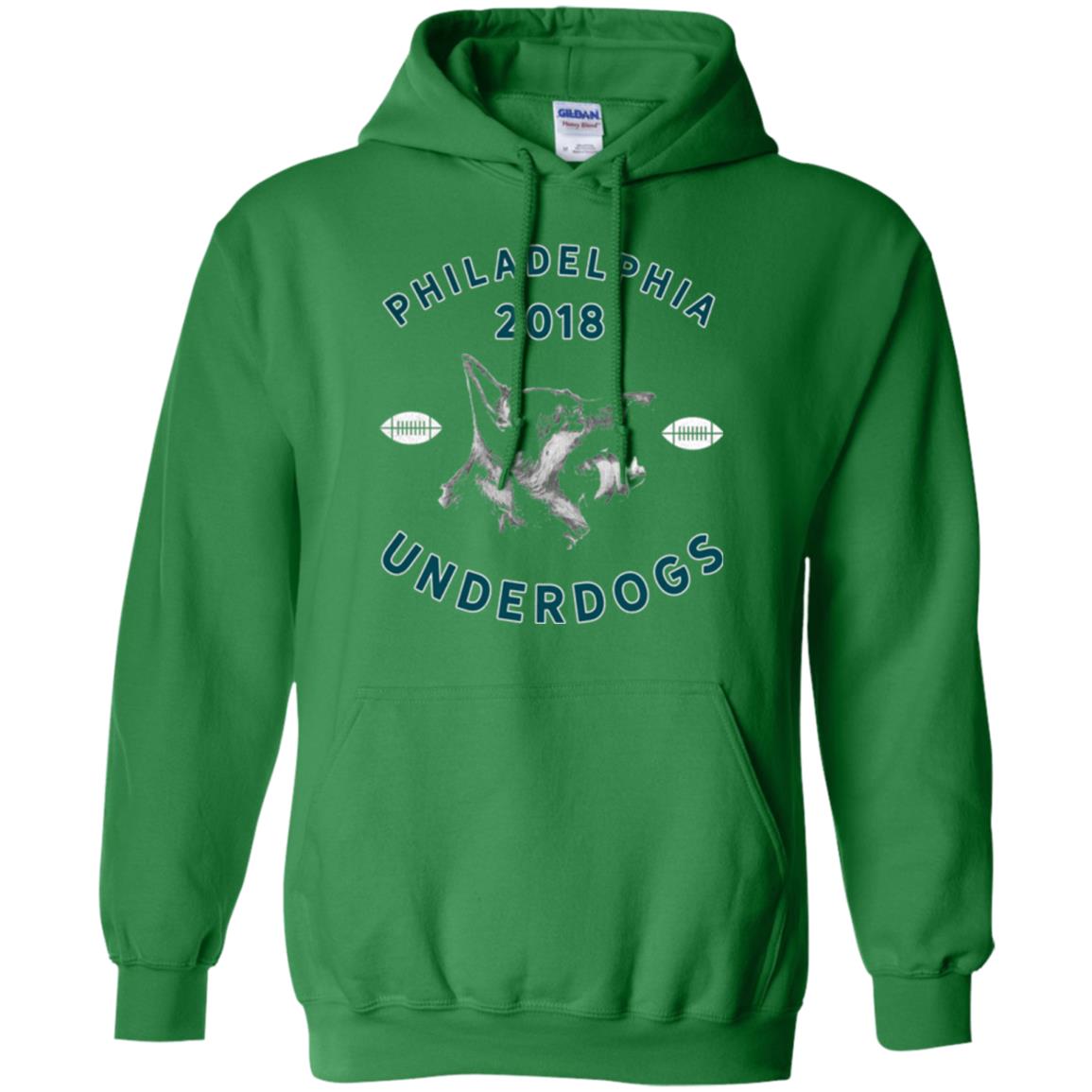 Dog Lover T-shirt Philly Philadelphia Underdogs Lii Game Day Irish Green