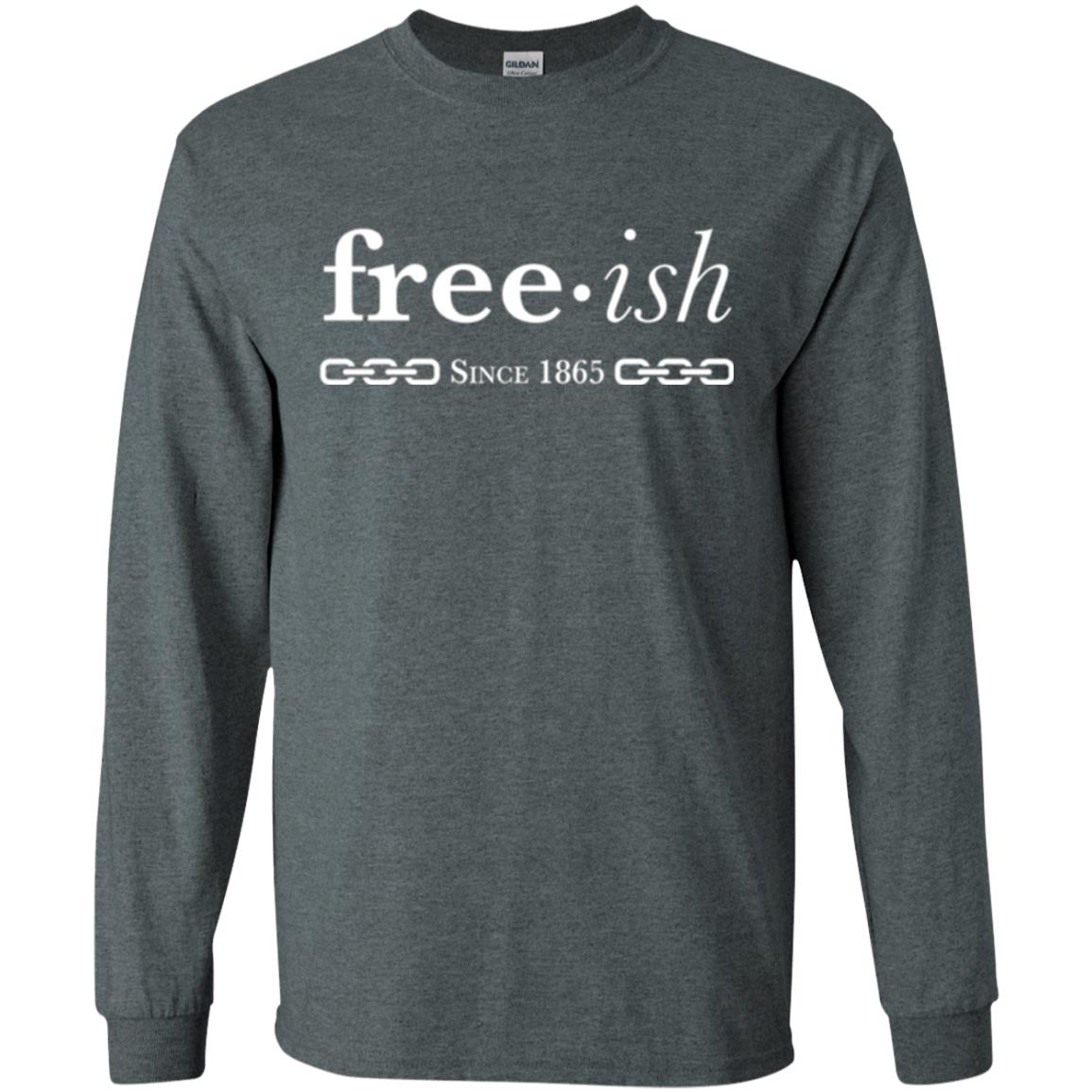 Free-ish Since 1865 Black Pride T-shirt Dark Heather