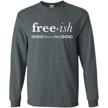 Free-ish Since 1865 Black Pride T-shirt Dark Heather