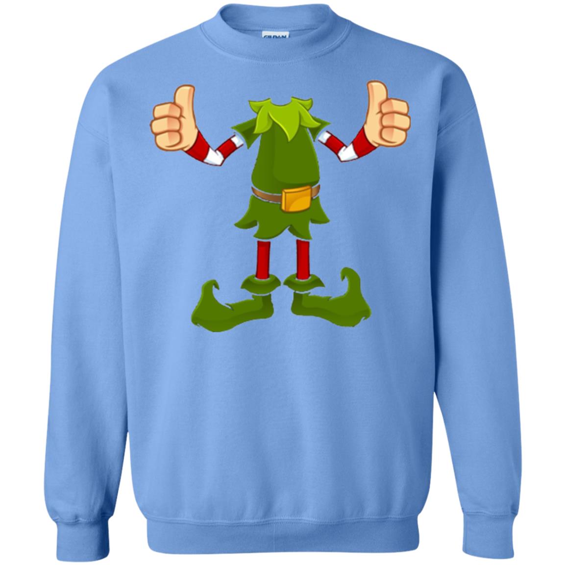 Chirstmas T-shirt Funny Elf Carolina Blue
