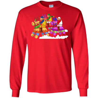 Derby Party Pinata Jockeys Cinco De Mayo Horse Race Shirt Red