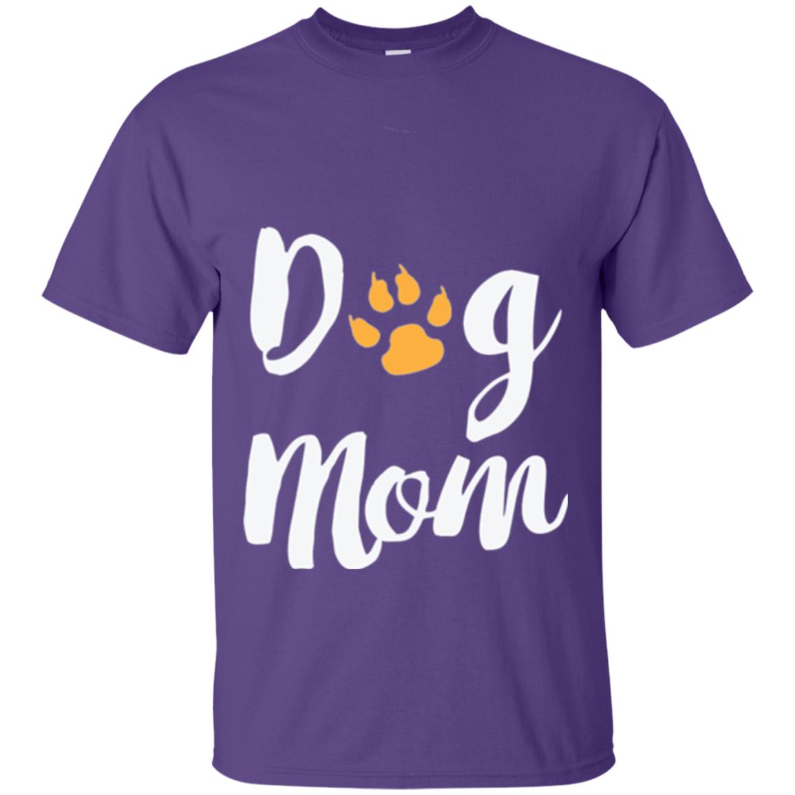 Dog Lovers T-shirt Dog Mom Purple
