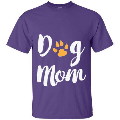 Dog Lovers T-shirt Dog Mom Purple