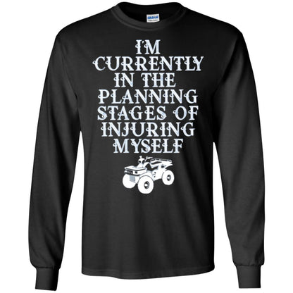 Four Wheeling T-shirt I'm Currently In The Planning Stages Black