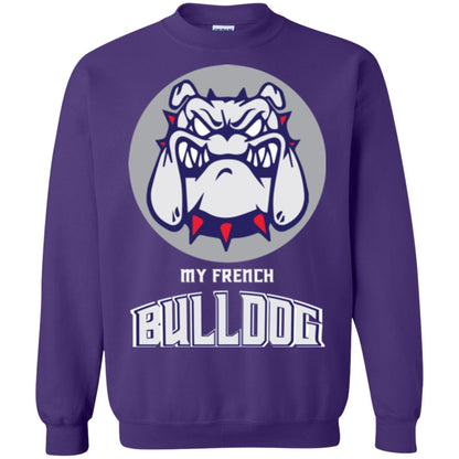 Dog Lover T-shirt My French Bulldog Purple
