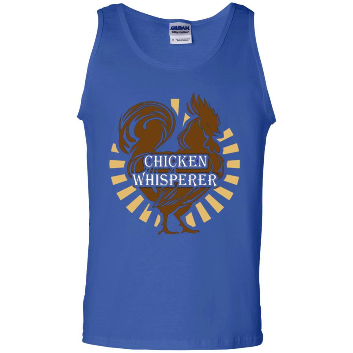 Farmer T-shirt Chicken Whisperer Royal