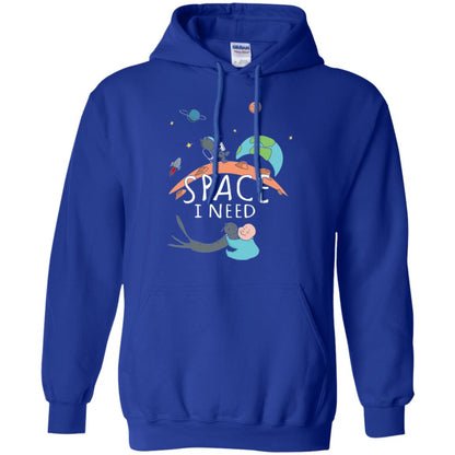 Funny Astronaut Universe Pun T-shirt I Need Space Royal