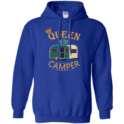 Queen Of The Camper Camping Lover Shirt Royal