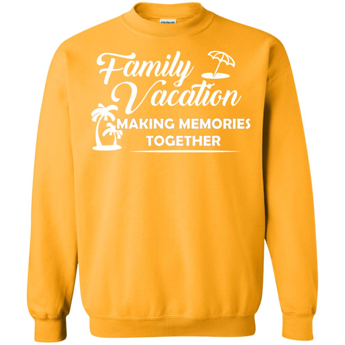 Family Vacation Making Memories Together Gold