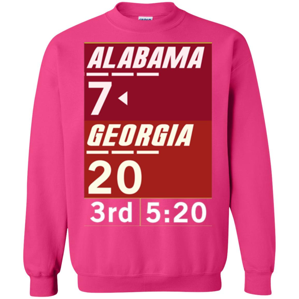 Football Lover T-shirt Alabama 26-23 Comeback Win 2-sided Heliconia