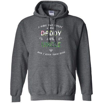 I Have Two Titles Daddy And Uncle Shirt Dark Heather