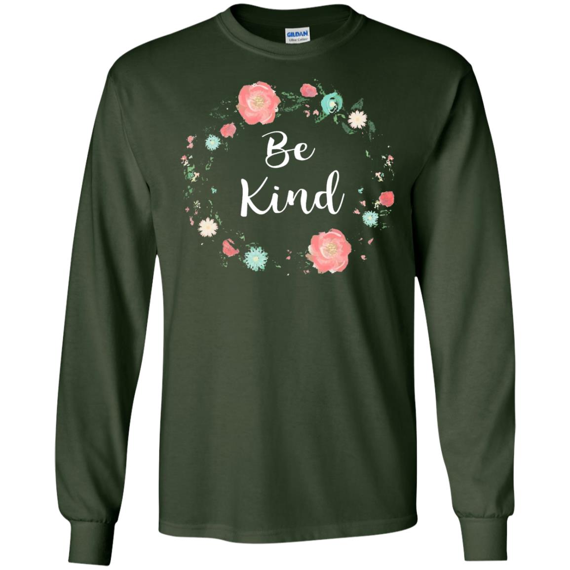 Be Kind Anti Bullying T-shirt Forest Green