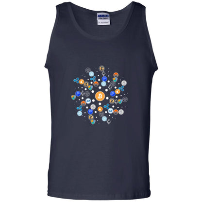 Cryptocurrency T-shirt Navy