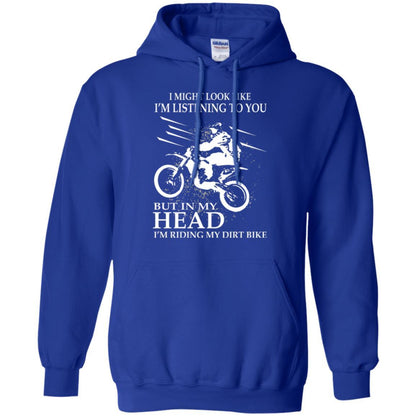 Motocross T-shirt I'm Riding My Dirt Bike Royal