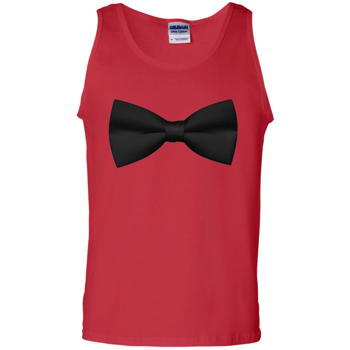 Big Black Bow Tie Tee Shirt Red