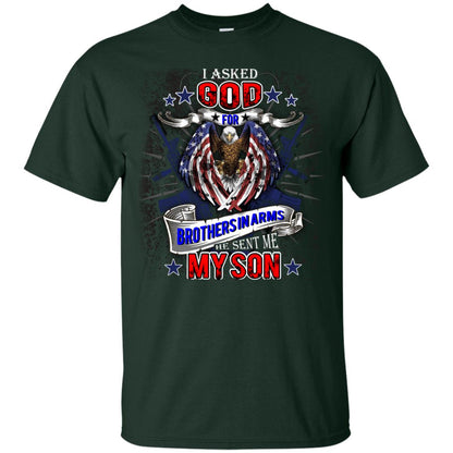 God Sent Me My Son Daddy T-shirt Forest