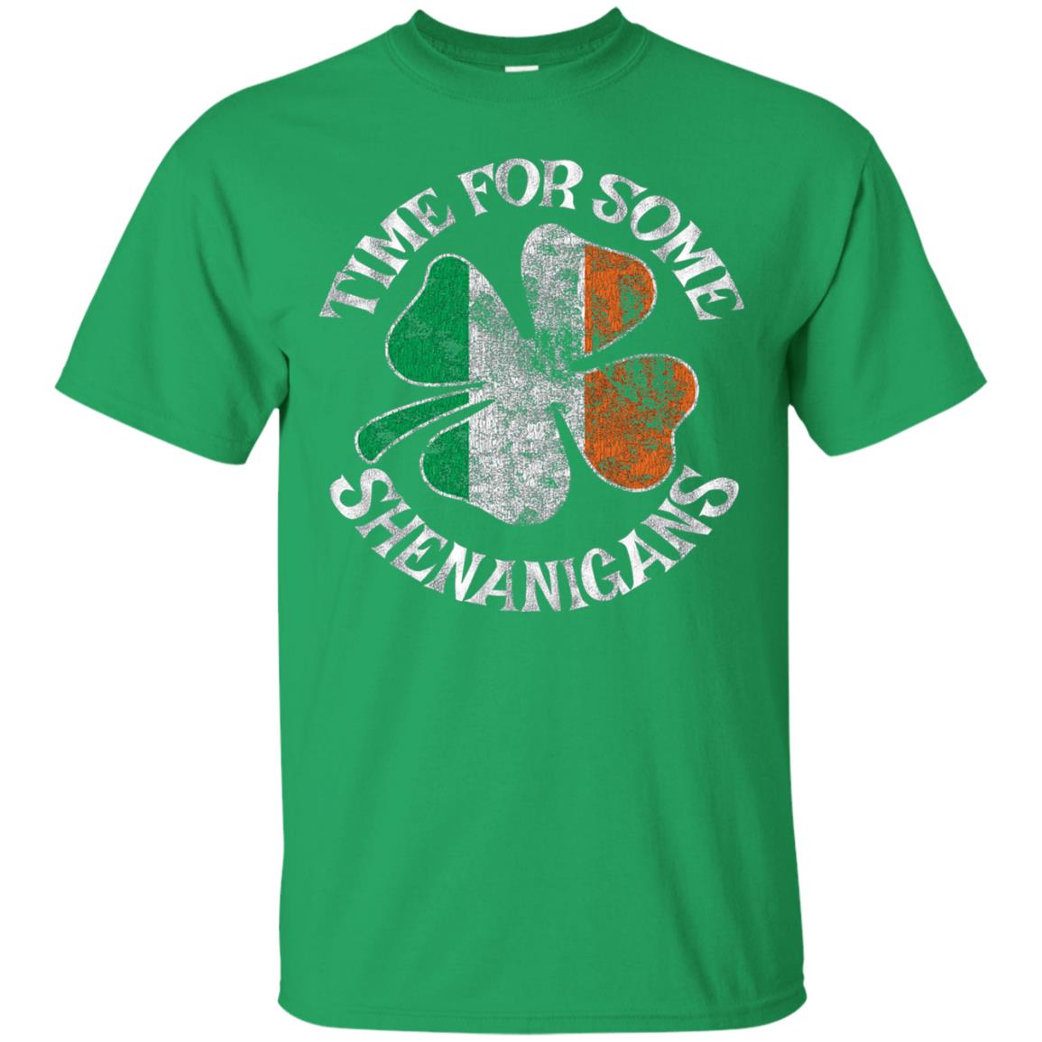 Time For Some Shenanigans St. Patrick_s Day T-shirt Irish Green