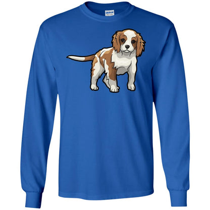 Cute Blenheim Cavalier King Charles Spaniel T-shirt Royal