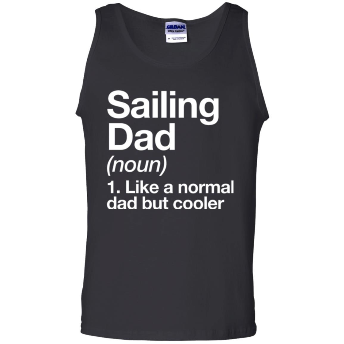 Daddy T-shirt Sailing Dad Definition T-shirt Black