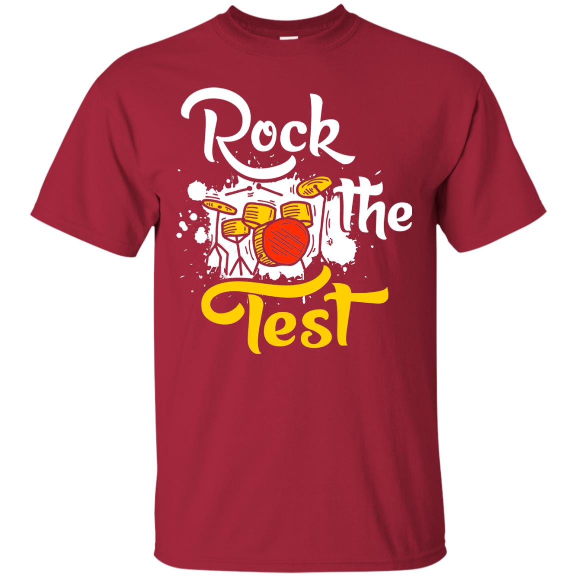 Musical Finals T-shirt Rock The Test Cardinal