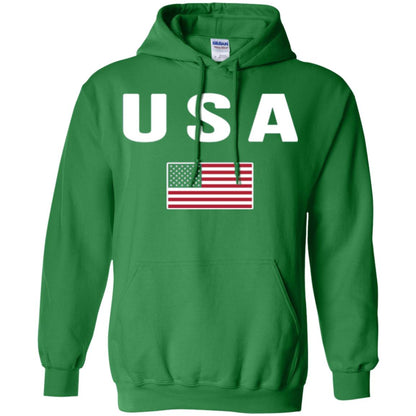 American Flag Us America United States T-shirt Irish Green