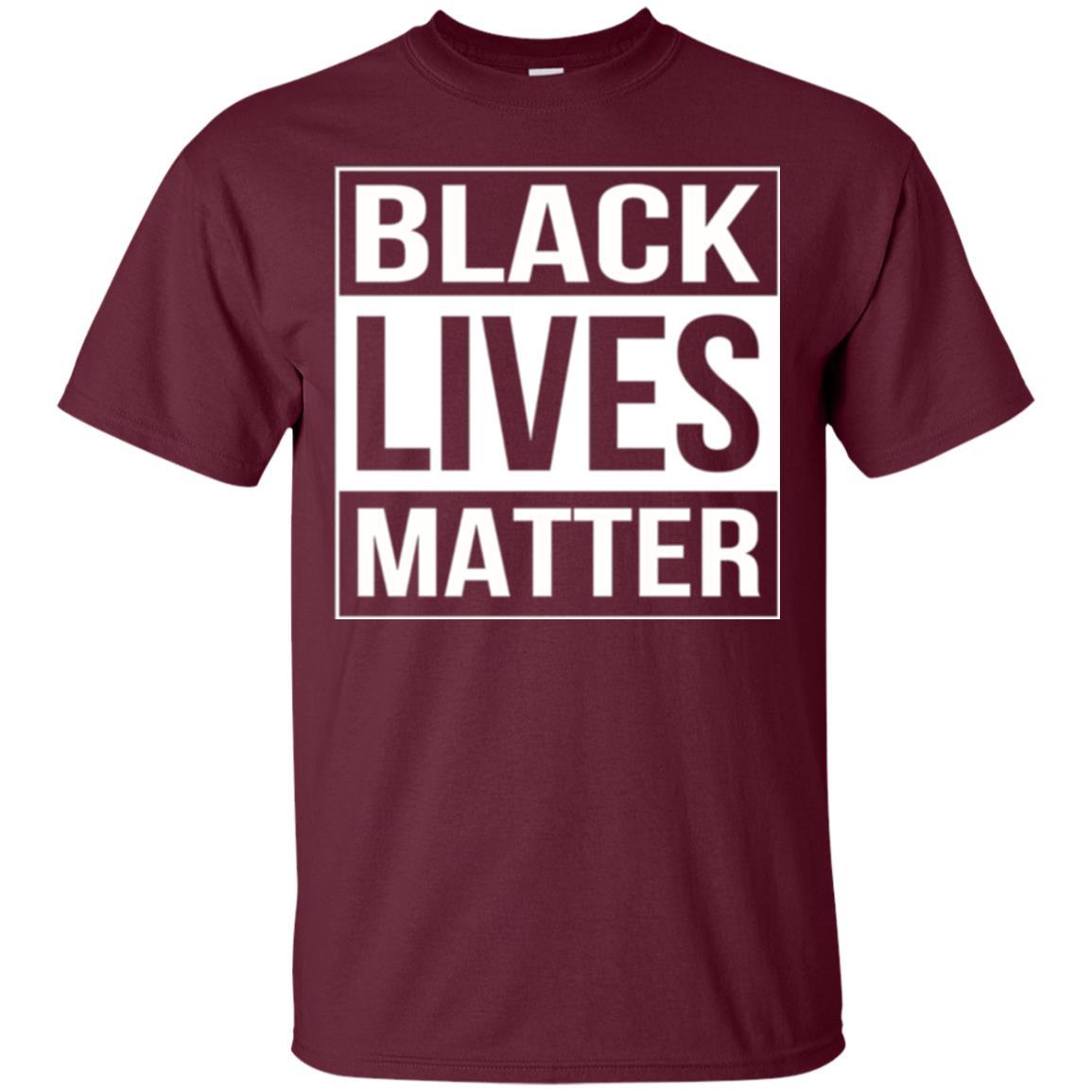 Political T-shirt Black Lives Matter T-shirt Maroon