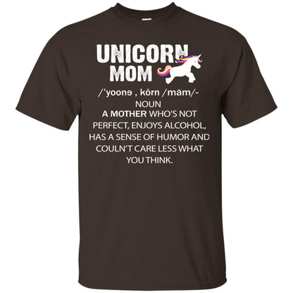 Unicorn Mom Shirt Dark Chocolate