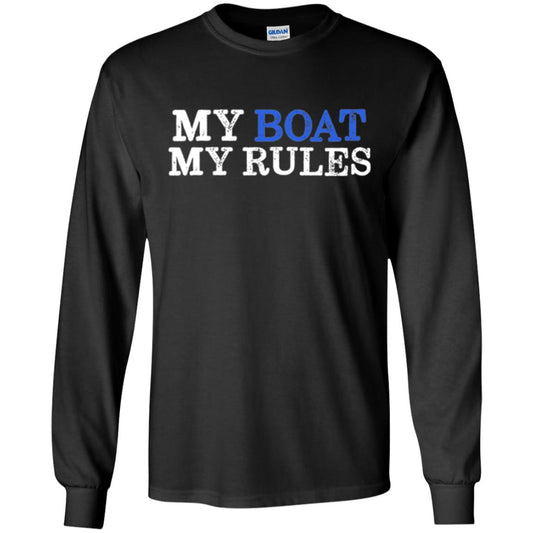 My Boat My Rules T-shirt Black