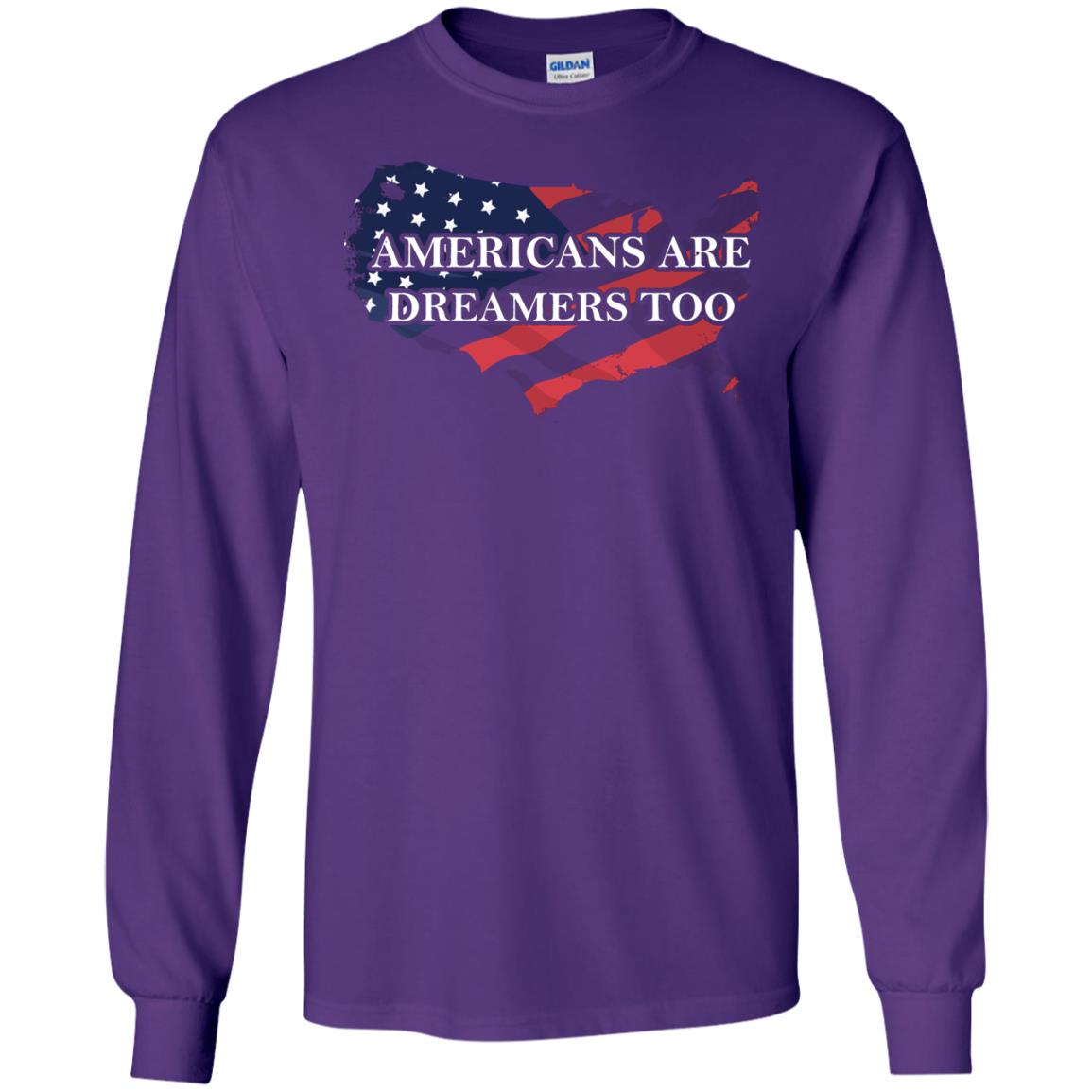 Americans Are Dreamers Too T-shirt Purple