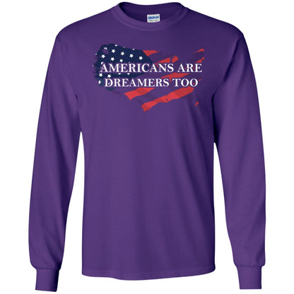 Americans Are Dreamers Too T-shirt Purple