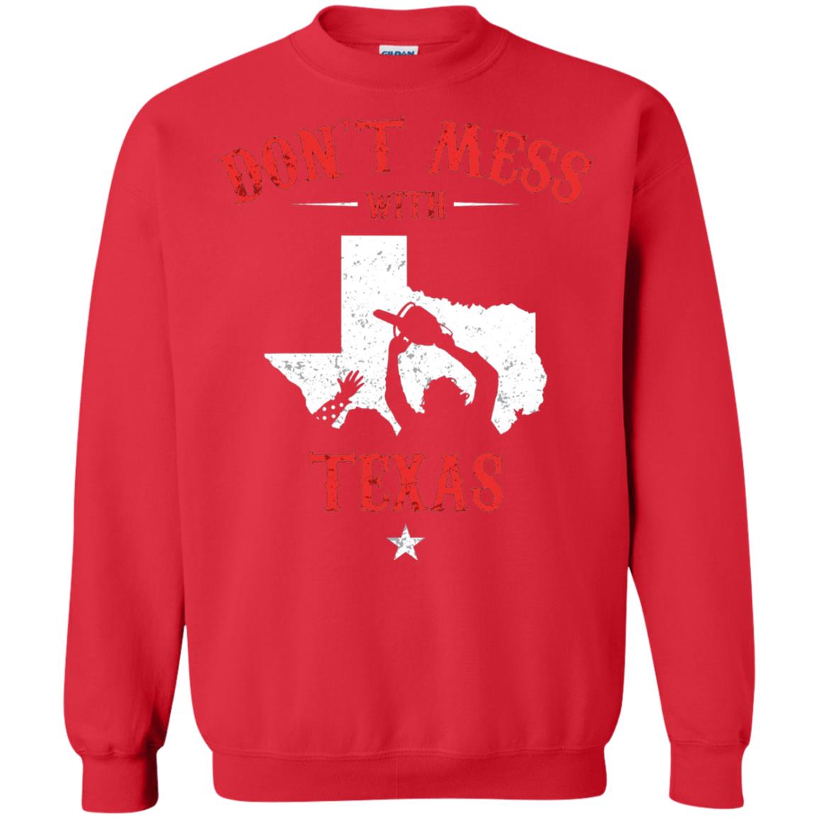 Don_t Mess With Texas Chainsaw T-shirt Red