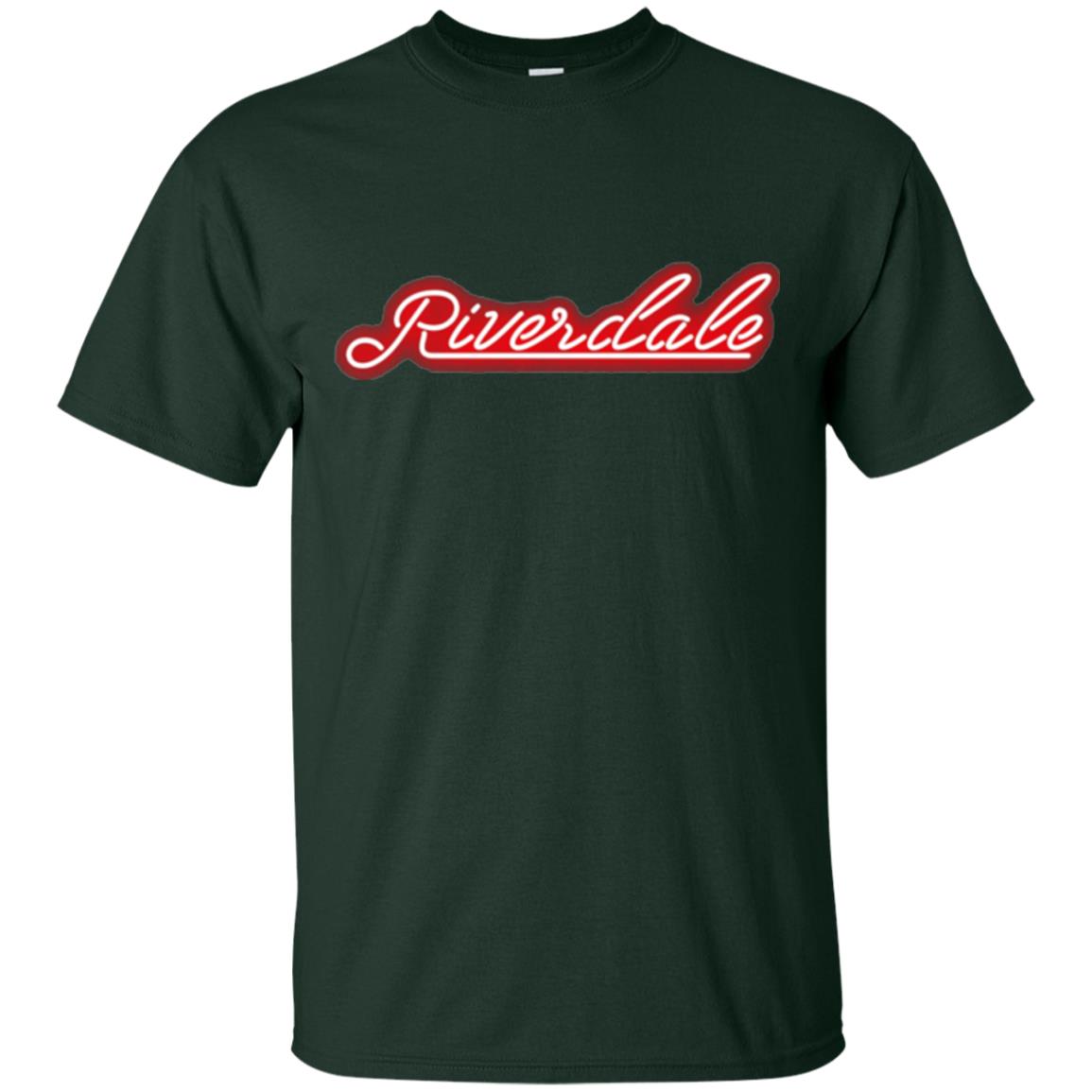 Vintage Retro T-shirt Riverdale Forest Green