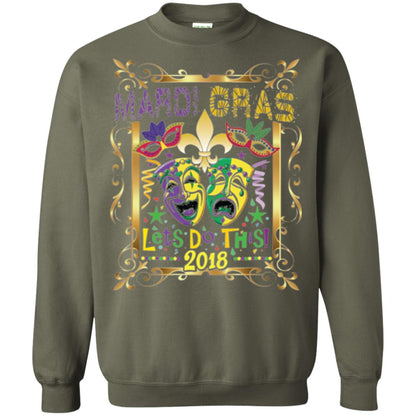 Mardi Gras Let_s Do This 2018 T-shirt Military Green