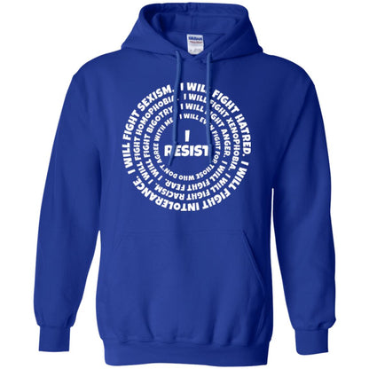 I Resist The Hate T-shirt Royal