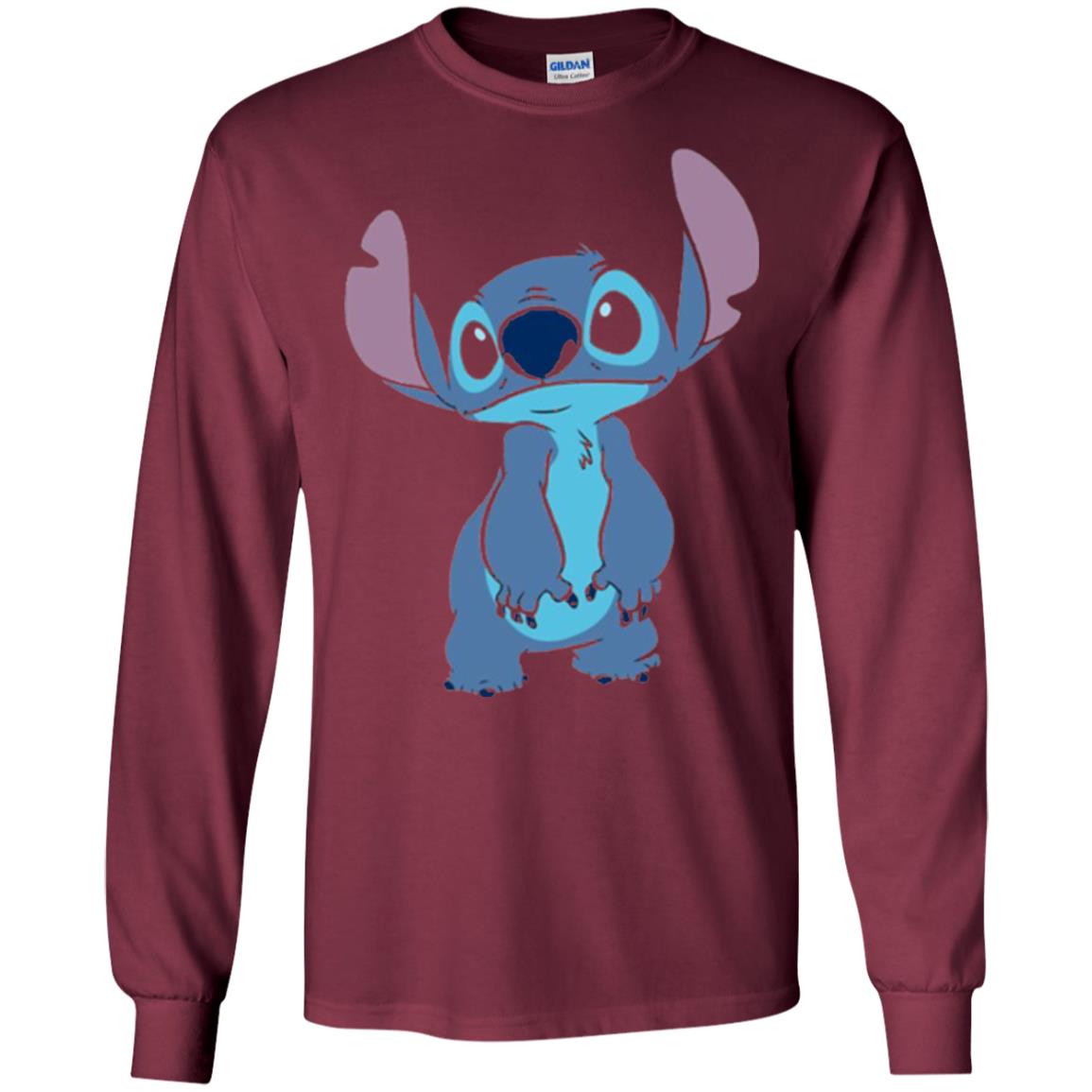 Disney Stitch Ohana T-shirt Maroon