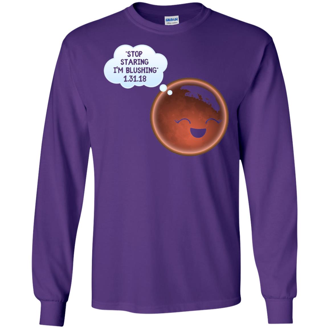 Celestial Total Lunar Eclipse 2018 T-shirt Funny Meme Purple