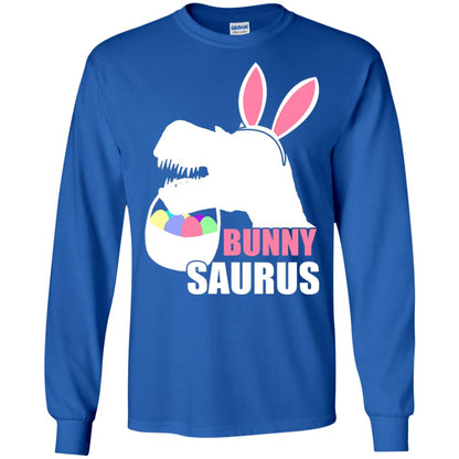 Bunnysaurus Easter Dinosaur Lover Shirt Royal