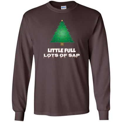 Christmas T-shirt Little Full Lots Of Sap Dark Chocolate