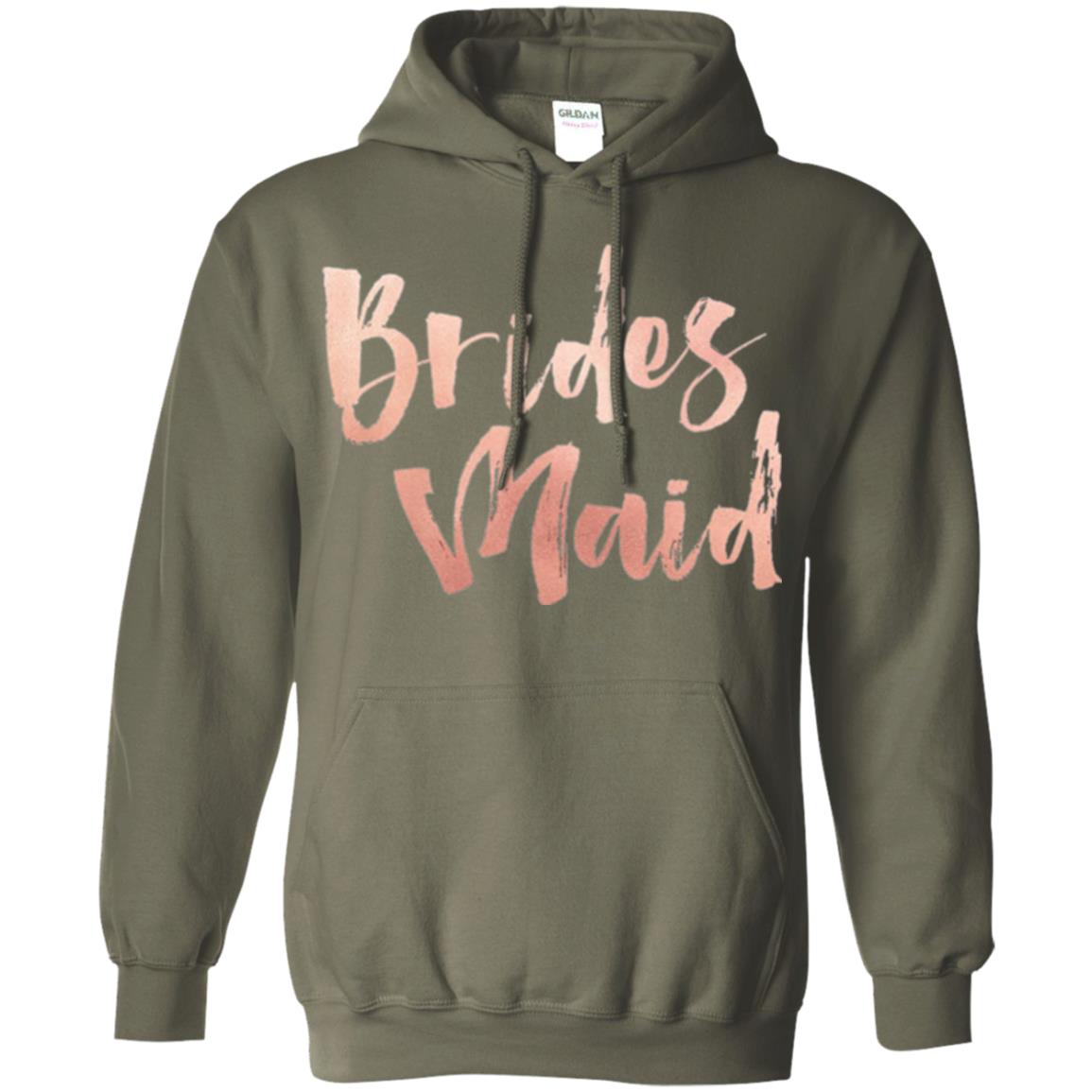 Bridal Shower Wedding Party Bridesmaid T-shirt Military Green
